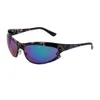 Mode Cat Eye Cycling Männer, Boxstil, trendige farbenfrohe Sonnenbrille für Frauen, Shades H513-15