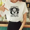 T-shirt féminin Australie Koala Tshirt Femmes Y2K Vêtements japonais Fashion O-Cenck Soft Creative Slve Vintage Casual Clothes Leisure TS Y240509