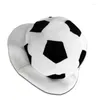 Bérets Football Soccer Bucket Hat Headgear Perfect for Halloween fêtes mascarades Costume Sports Fans