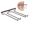 Kitchen Storage Rack Display Shelf Upside Down Goblet Bar Glass Holder Coat Hanger Frame Hanging Metal