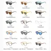 Occhiali da sole polarizzati rotondi Donne Gatto occhiali da sole maschi Design marchio Trend di lusso Vintage Driver Shades Lenseso