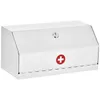 Caixas de armazenamento Caixa de parede travável Caixa de medicação Caixa de medicação Pequeno escritório seguro Clínica de escritório 6x12.25x5.9