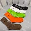 Luxo Mens Crew Sock Designer feminino Meia casual Meias de algodão puro de algodão