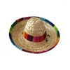 Dog Apparel Fashion Mini Pet Dogs Sun Cap Handcrafted Woven Hawaii Style Adjustable Cat Straw Hat Products Accessories