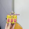 Mini Platinum Bag Little House Hanging Decoration Söt Kreativ liten fönsterbil Key Chain Earphone Bag Passiste Pris 240506