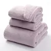 Coiffure de serviette sauna plage set spa main salle de bain face luxe adultes gros coffret cadeau toalhas de banhos home textile wk50mj