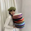 Bérets 2024 Automne de laine féminine et hiver sans tête Caps Color Color Elegant Wholesale