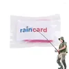 Ranquers Rancoats Disposable Raincoat Card Adult Portable Amusement Park Tour Tour Vacuum Compression Emballage Mini Couverture du corps entier Fast Fast