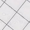 シャワーカーテンポリエステル中国織られた白黒チェックカスタムプリント3Dバスルーム用