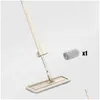 MOPS MAGIC SELF-SLESIKT SPRECEEZE MOP MICrofiber Spin and Go Flat for Washing Floor Home Cleaning Tool Badrumstillbehör 210805 Drop Otfec