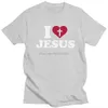 T-shirty mężczyzn lubię koszulki Jezus Męskie Krótkie style Bogowie Krzyż religijne koszulki Kościół Chrześcijański koszulki Modne bawełniane koszulki Top Grupy T240510