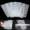 Baking Tools -6 Plastic Cake Decorating Stencils For Cupcakes Cookies Wedding Decorations