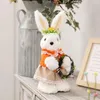 Party Favor Cute White Rabbits Doll Wedding's Day Gifts For Guest Easter Household Ornaments Happy Birthday Presents Kids Boy Girl
