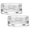 Mugs 2 Pcs Fermentation Weight Fermenting Lids Glass Clear Jar Wide Mouth Small Weights Mason Jars Covers