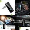 Bluetooth -auto -kit Nieuwe zenderontvanger draadloze adapter 3,5 mm o Stereo aux voor muziek Handset Drop levering Aut Automobiles M OT4VA