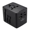 65W Universal Travel Adapter 3.5A All-in-one Travel Charger With 3 USB Ports and 1 Type C Wall Chargers for US EU UK AU Plug