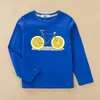 Aimi Lakana Long Sleeve Shirts Kids Fruit Bicycle Tshirt Boy Girls Cotton Tops面白い自転車服春秋のティー3T14T 240510