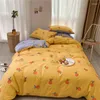 Set di biancheria da letto set di cotone Clatton set rosa Copertina aderente Foglio piumini da letto DS52# Quilt Linens Cute