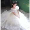 Robe de fille robe pour enfants princesse printemps style simple et moelleux pour les filles mariage fleur petit piano pe
