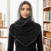 Écharpes femmes hijab wrap châle dentelle en dentelle Lady Mode de mariage Femme Femme Spring Summer PO accessoires 2024