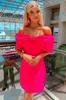 Hot Pink Cocktail Prom Dress Fuchsia Formal Party Gowns Second Reception Birthday Engagement Gowns Robe De Soiree Homecoming Dress 11