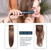 CkeyiN Mini Hair Flat Iron 2 in 1 Straightener and Curler Portable Straightening Constant Temperature Crimper 240506