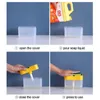 Liquid Soap Dispenser 2-i-1 Pump Container Hand Press Organizer Kitchen Cleaner Tool With Sponge Holder