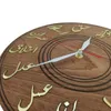 Väggklockor shia islamiska 12 imamer väggklocka minimalistisk trä ottoman klocka arabisk heminredning ahlulbayt eid gåva karbala imam mahdi klocka
