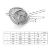 Baking Tools 3pcs/Set Stainless Steel Fine Mesh Strainer Flour Sifter For With Handle Sieve Accessories