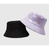 Partybühne Hut Laser Shinny Eimer Tragen Sie PU Leder Sparkle Breiter Krempe Fisherman Hats Weihnachtsmusik Festival Holographic Hip Hop Cap Metallic Color für Ms