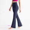 AAA -Designer Lul Lul Comfortable Damen Sport Yoga Hosen Nuf Sommer Neue antibakterielle Fackel hohe Taille Lose Schlähne Weitbein Fitness