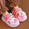 Sandales Sumrens Childrens Sandals Hole Chaussures pour enfants Slice Anti Slip Cartoon DIY DIY DESCRIP HOGES CHAPEL