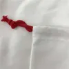 Polyester -Leinwand 100% Weihnachtsbeutel Geschenke Blank Sublimation Bulk Santa Sack mit rot