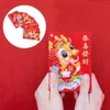 Подарочная упаковка Hong Bao Envelope Год Dragon Lucky Money Cash Hongbao Coverses Kids Spring Festival Pocket