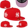 Baseball en gros pour hommes designer chapeau toute broderie d'équipe Logo sport mondial patchée complète chapeaux cousés tailles 7-8 Commande de mixage