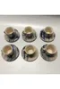 Cups Saucers Amazing Turkish Greek Arabic Coffee & Espresso Cup Set 6 Psc. Ceramic Ebrouli Pattern