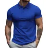 Summer Nuovo Nuovo Maglie a maniche corte Short Shirt Maglietta a colori solidi allargata da uomo M513 21