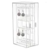 Piatti decorativi Porta di gioielli acrilici 2 portabricciatura verticale Porta per le prese per la vanità per comò.
