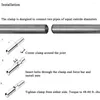 2,5 inch 2-1/2 Bujoint roestvrijstalen band uitlaatklemmouw koppeling T304