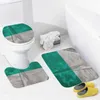 Mattes de bain Rotterdam 3PCS SALLE SALLE SORGE SAUVOIR SUR SORGLE PRINT PIORDE COVER SEAT Toilet Toilet XXX Stad Nederland