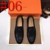 37Style Mens Business Designer Dress Shoesファッションレザーシューズの豪華なスリップメンプラスサイズ45ポイントのつま先フォーマルカジュアルシューズ男性ウェディングフットウェア