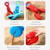 Sand Play Water Fun Beach Toys Spela Cute Colorful Lobster Claw Catchers i simbassänger och utomhusl2405