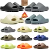 mit Box Designer Objektträger Pantoffeln Männer Frauen Onyx Knochen Wüste Sand Erde braun blaugrüne Männer Schieberegler Sandalen Sommer Flip Flop Schuhe