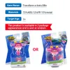 Super Wings Mini Transforming Ellie 2 Zoll Transformation Roboter in 3 Schritte Aktion Figuren Deformation Anime Toys für Kinder 240508