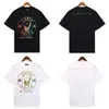 Tee Tee Mens Designer T Shirt Fashion Gradient Circle Print Drukuj Summ