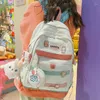 Rucksack schöne Frauen vielseitige Tasche Farbe Match Niedliche Wind Reise College Student Rucksäcke Minderheit Teenager Girl Schoolbag