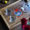 Tea Trace Wabi-sabi w stylu solidne taca do stolika dekoracji ozdoby ustawione w magazynie miniatury chińskie retro stary wiąz