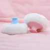 Cuerpo suave Cara de bebé cómoda perfecta esponja infante bañera cosmética hojaldre caja de polvo