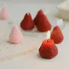 5pcs Bougies 1pcs Strawberry Decorative Bougies Fruit Scente Bougies Décoration de mariage aromatique Candle de cire de soja pour décoration intérieure