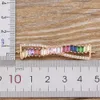 12 -stijl uniek ontwerp stereoscopische armband voor vrouwen aanpassen maat kleurrijke cz bedelarmbanden ketting link mode sieraden 240423